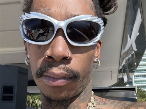 Wiz Khalifa: The Taylor Gang boss' selfie is all about his shades .